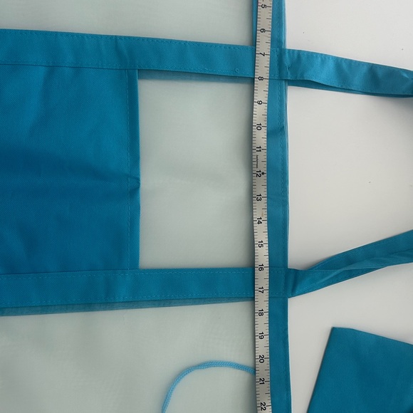 Beach Tote Blue Mesh with Pouch NWT - Picture 4 of 5